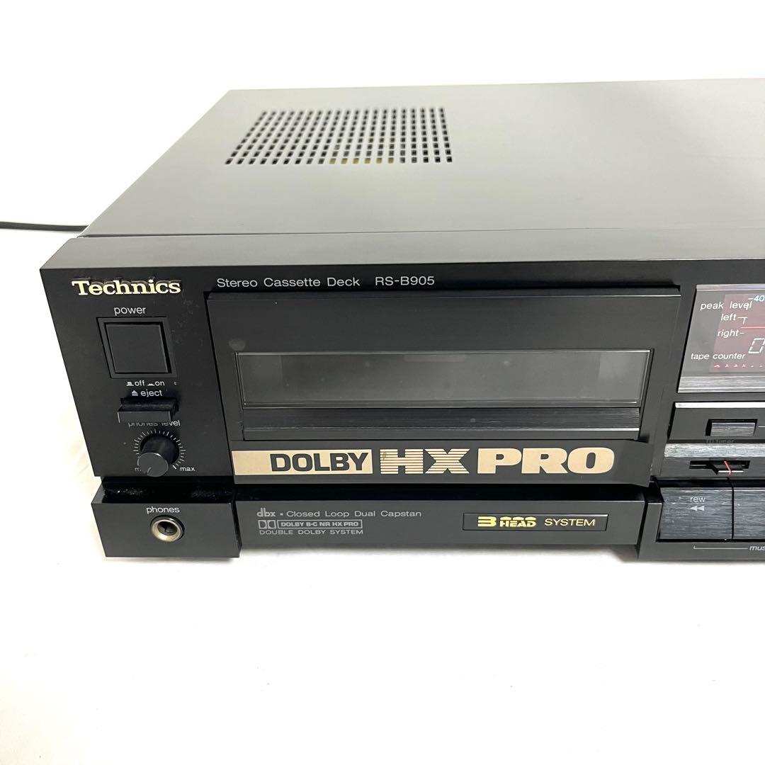 Technics 3ヘッド カセットデッキ RS-B905 テクニクス
