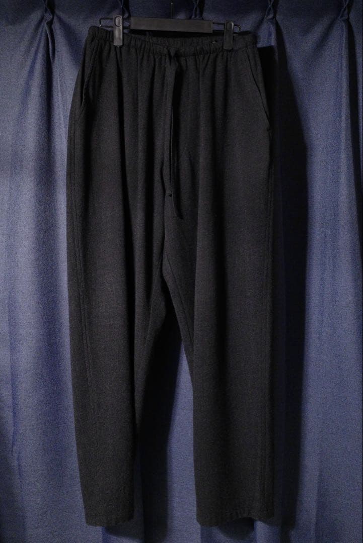 COMOLI強縮ウールダブルジャケット/ドローストリングパンツ　セットアップ