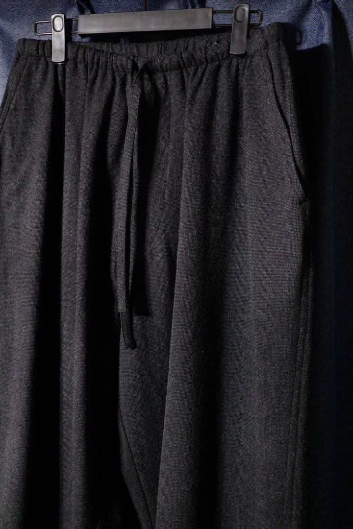 COMOLI強縮ウールダブルジャケット/ドローストリングパンツ　セットアップ