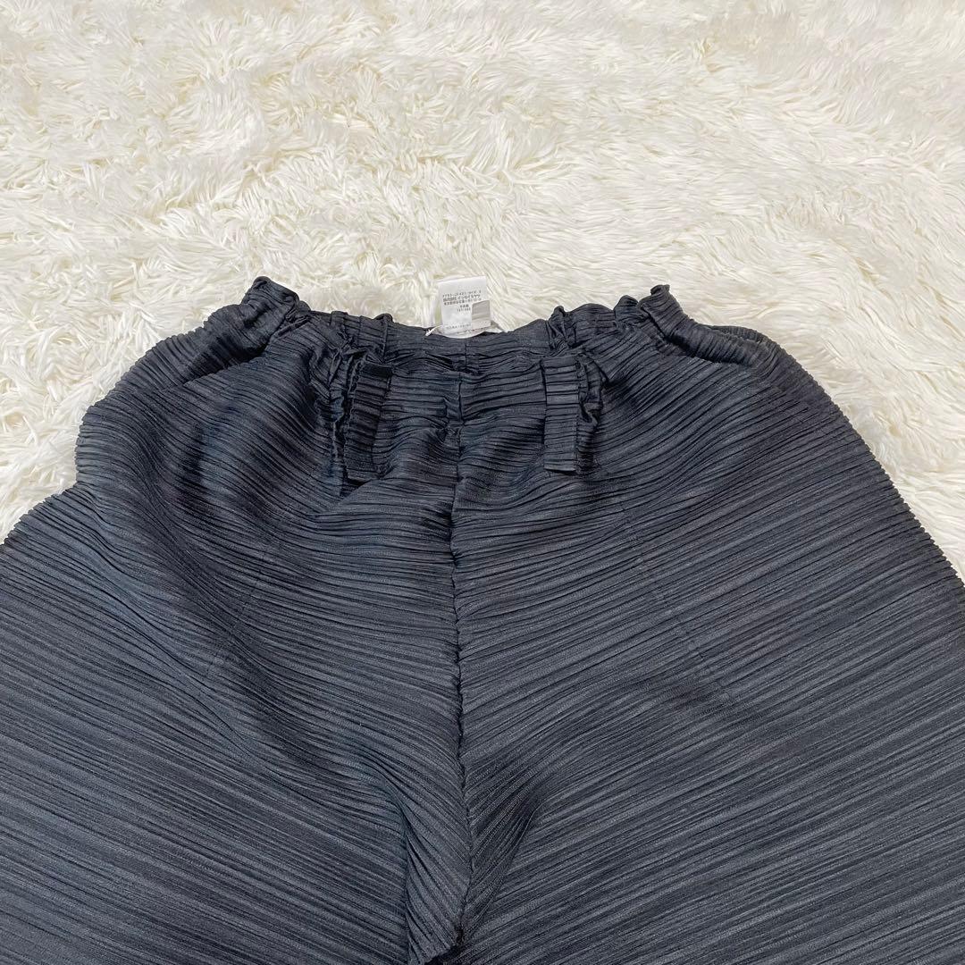 PLEATS PLEASE　変形　切り替え サルエルパンツ　ブラック