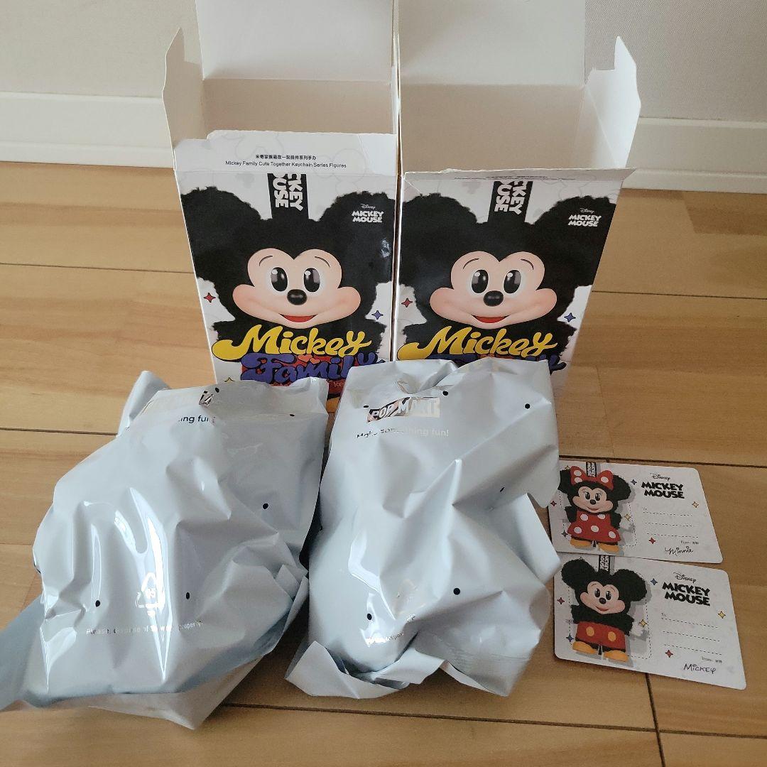 POPMART　ディズニー　ミッキーファミリー　ミニー　韓国　完売　キーホルダー