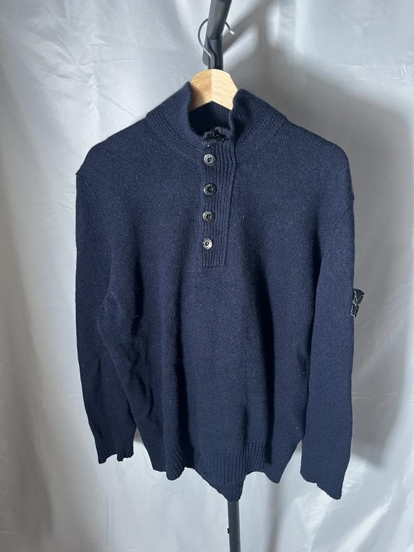 S*@様 【良品・XL・正規品】STONE  ネイビー ハーフボタン