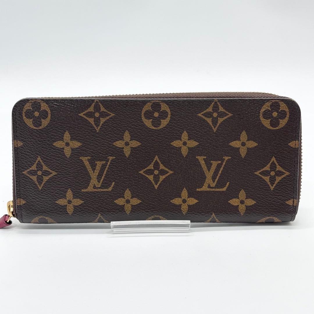極美品 ルイヴィトン ポルトフォイユクレマンス モノグラム ブラウンM60742