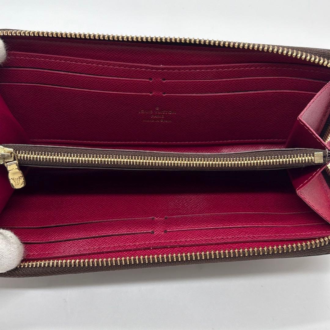 極美品 ルイヴィトン ポルトフォイユクレマンス モノグラム ブラウンM60742