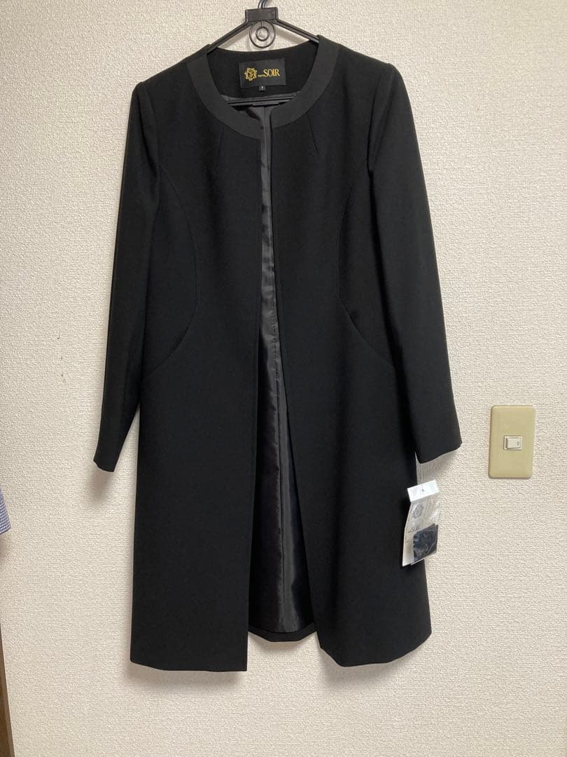 東京ソワール　通年使いロングジャケット&前開きワンピース