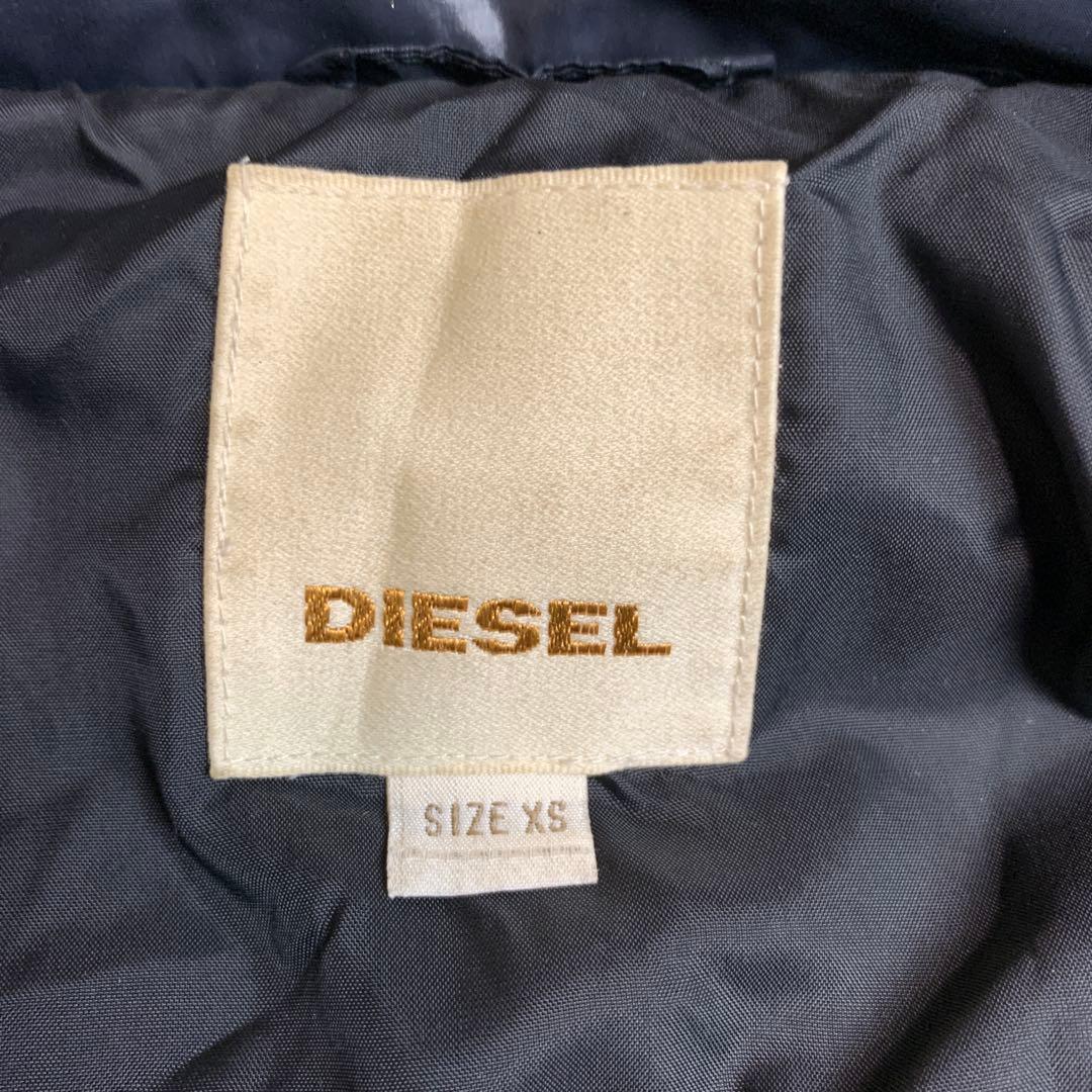 美品！　ディーゼル　ダウンジャケット　黒　ブラック
