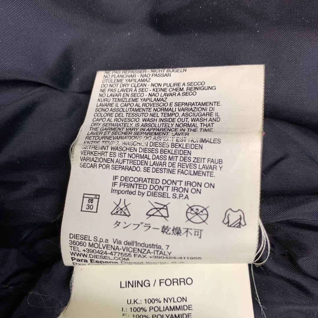 美品！　ディーゼル　ダウンジャケット　黒　ブラック