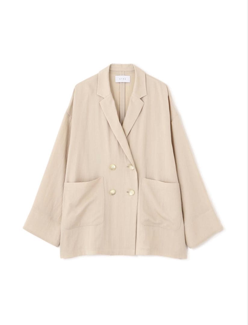 ETRE TOKYO ダブルブレストエアリージャケット