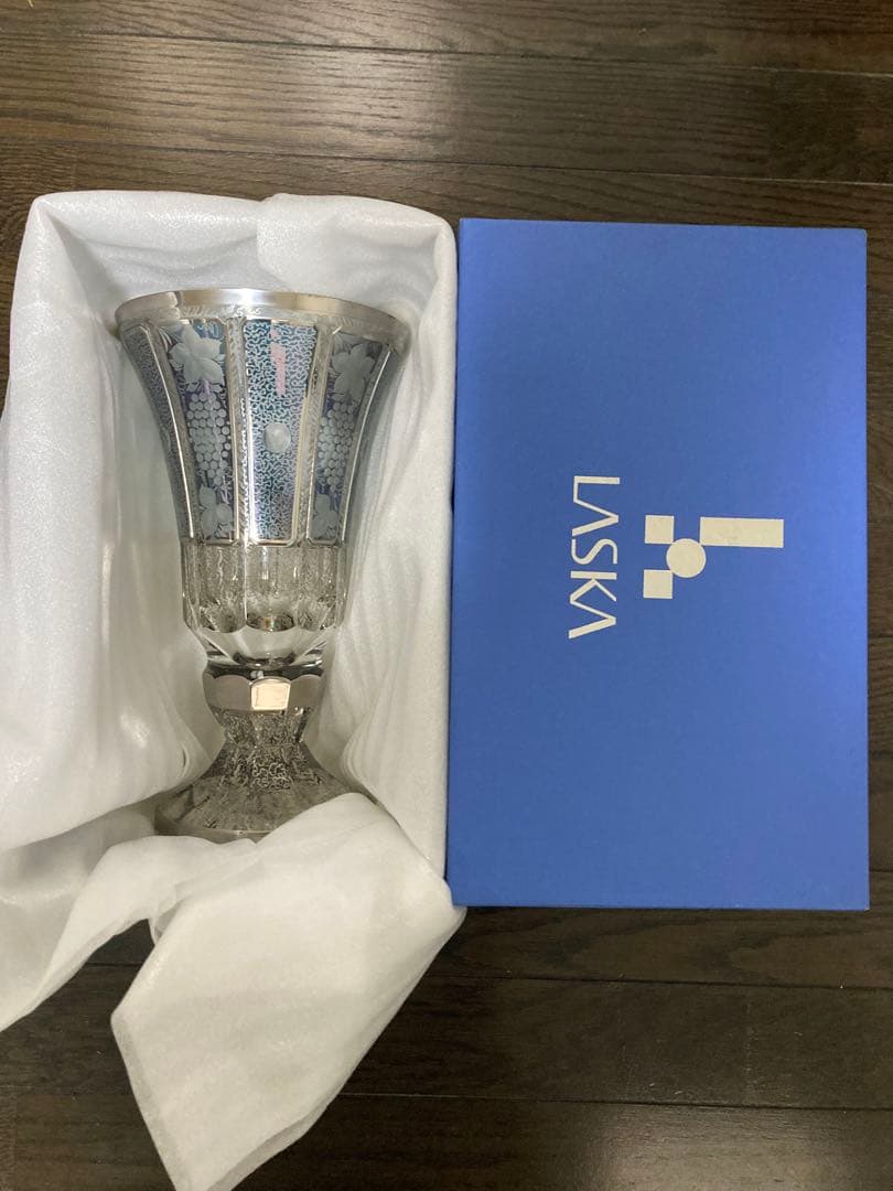 ボヘミアングラス　エーゲルマンモドレー　花瓶