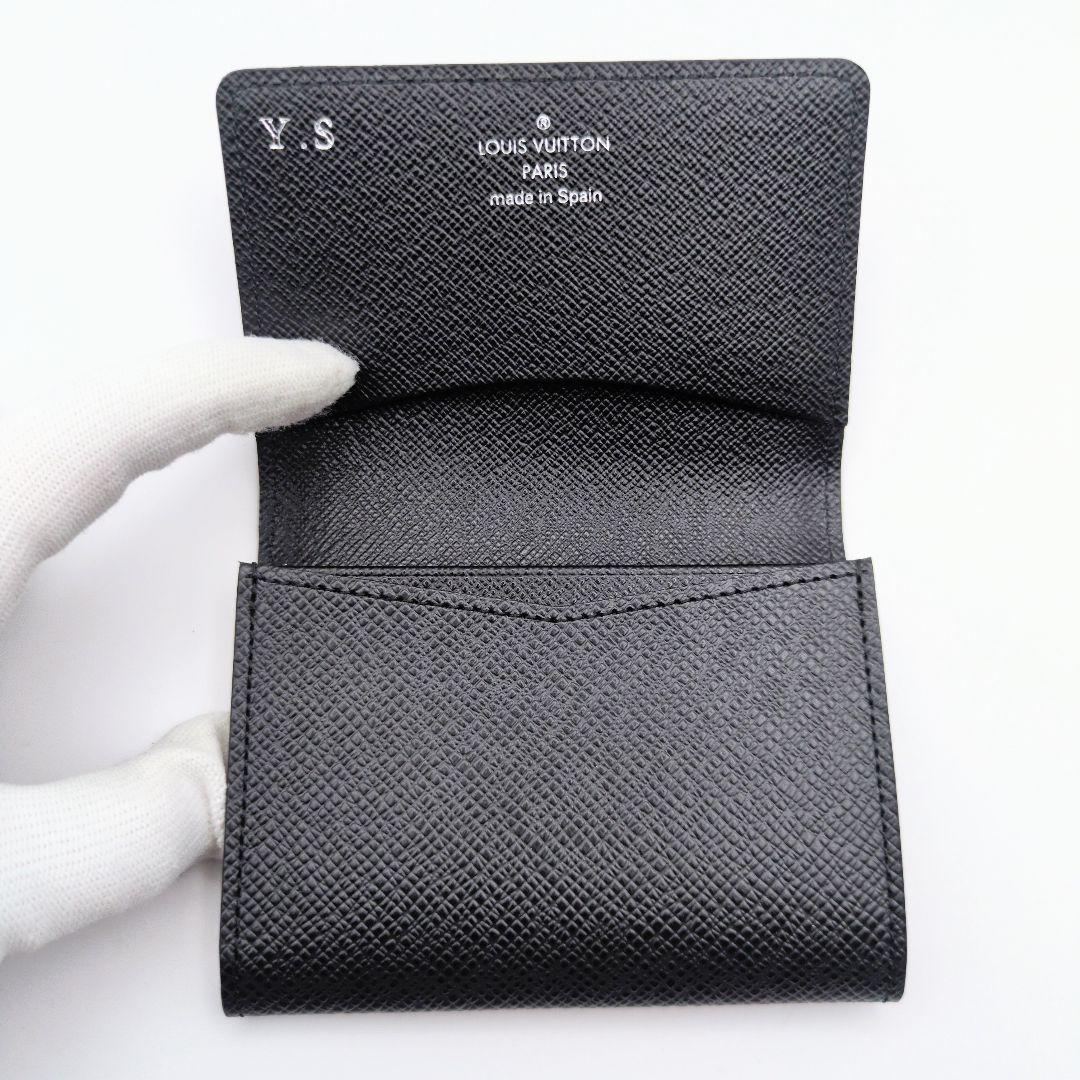 新品✨ルイヴィトン 名刺入れ タイガ アンヴェロップ カルトドゥヴィジット 黒