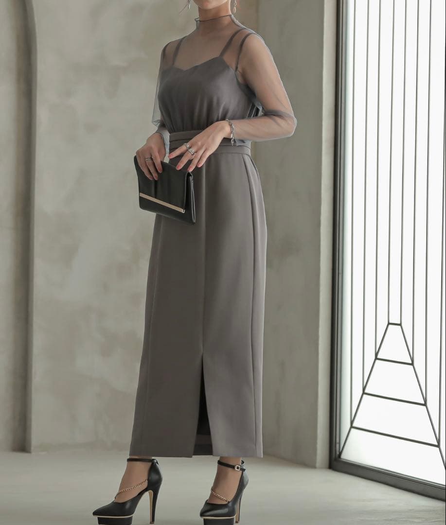 【美品】プルオーバージレ＆ワンピースセットアップ