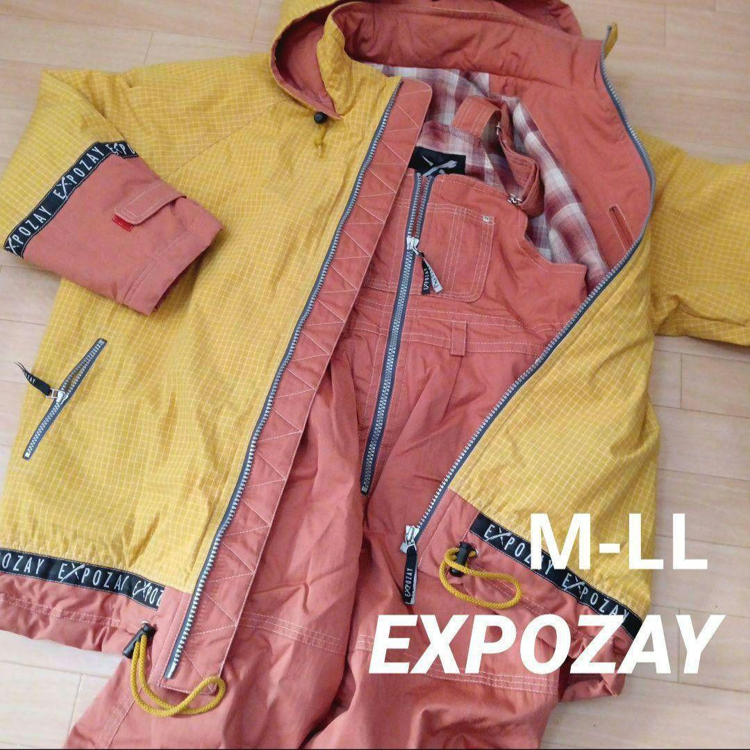 大きめ EXPOZAY スノーボードウェア スキーウェア ヴィンテージ M-LL