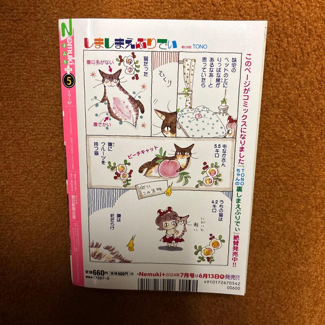 【富江 新作】Nemuki＋　ネムキプラス　2024年5月号　希少本【伊藤潤二】