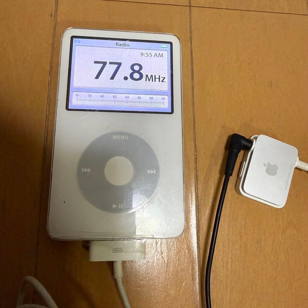 iPod 30GB MA002J FMラジオ機能付き 本体無改造 フィルム未剥し