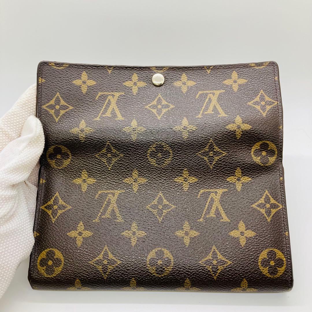 ルイヴィトン LOUIS VUITTON モノグラム 長財布 サラ A848