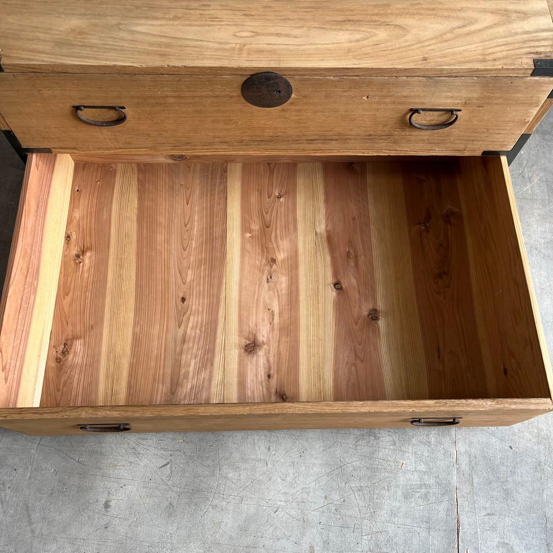 アンティーク 箪笥 チェスト テレビ台 無垢材 レトロ z388