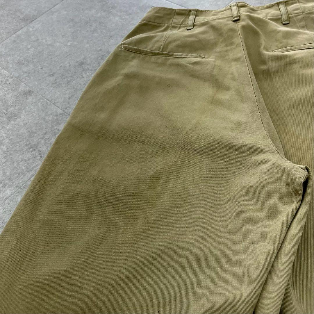 希少　アメリカ軍　チノパン　45カーキ　khaki 実物　ビンテージ　オリジナル