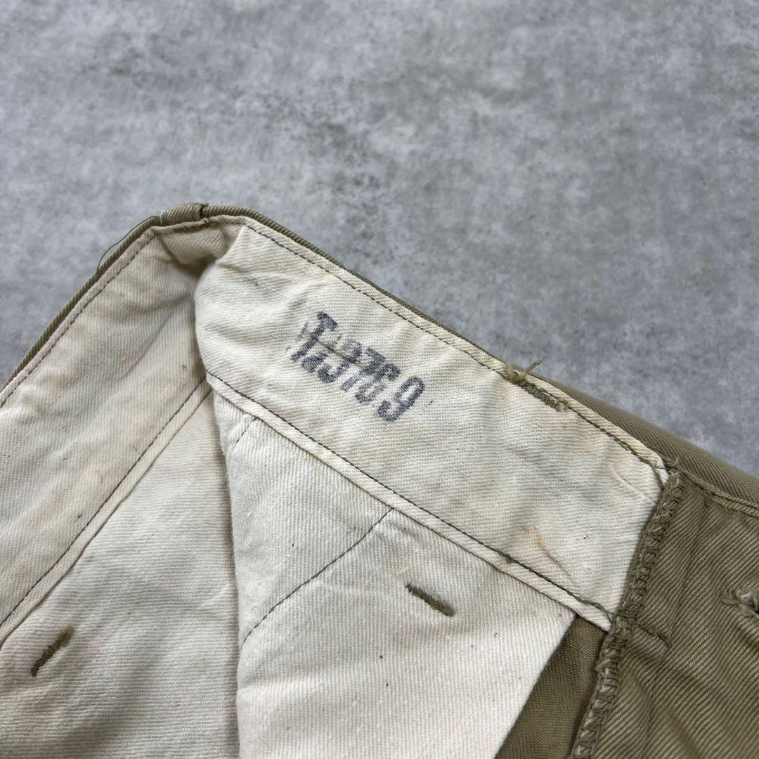 希少　アメリカ軍　チノパン　45カーキ　khaki 実物　ビンテージ　オリジナル