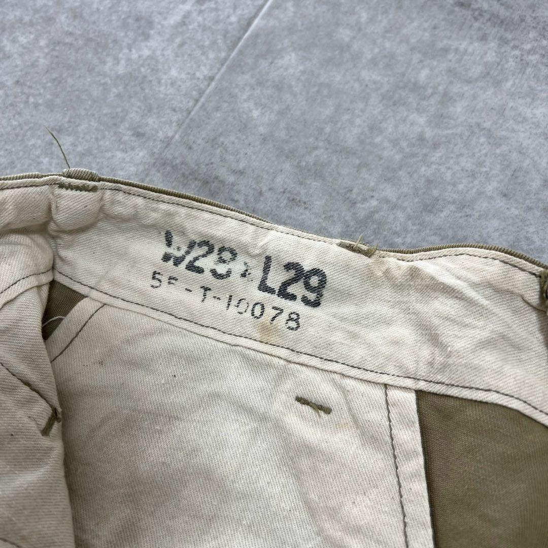 希少　アメリカ軍　チノパン　45カーキ　khaki 実物　ビンテージ　オリジナル