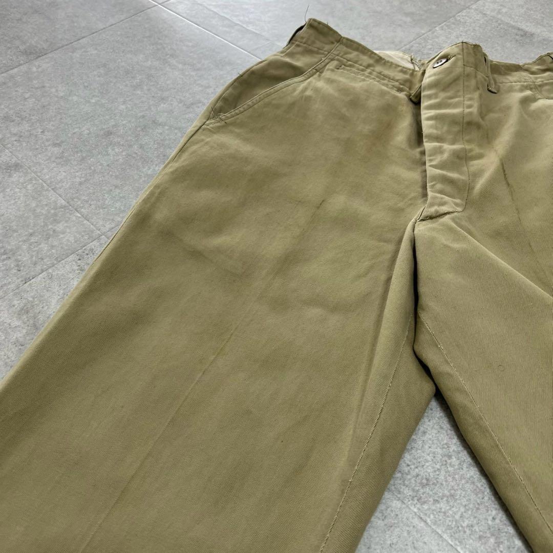 希少　アメリカ軍　チノパン　45カーキ　khaki 実物　ビンテージ　オリジナル