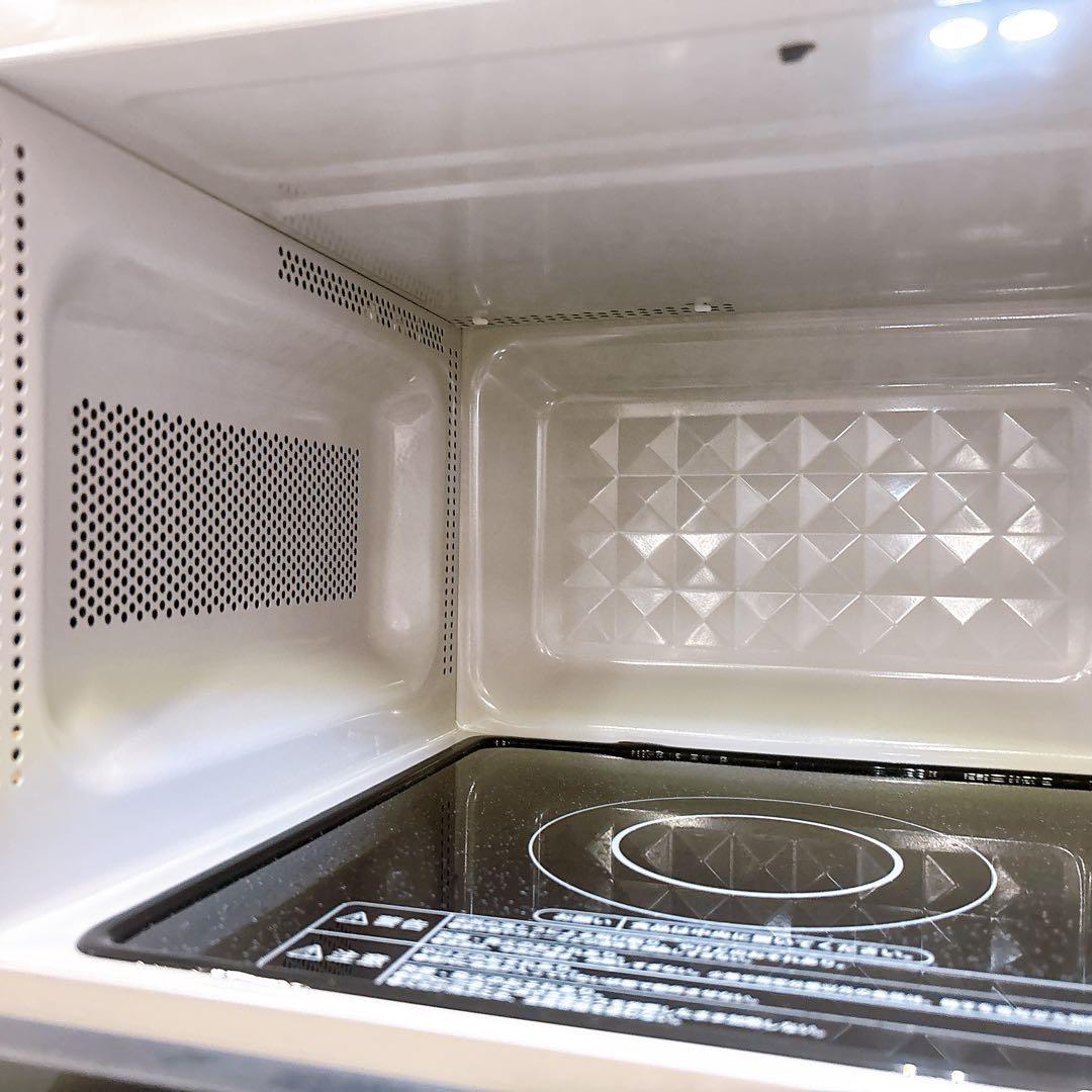 2023年製 説明書付きHaierハイアール 簡単シンプル電子レンジ フラット