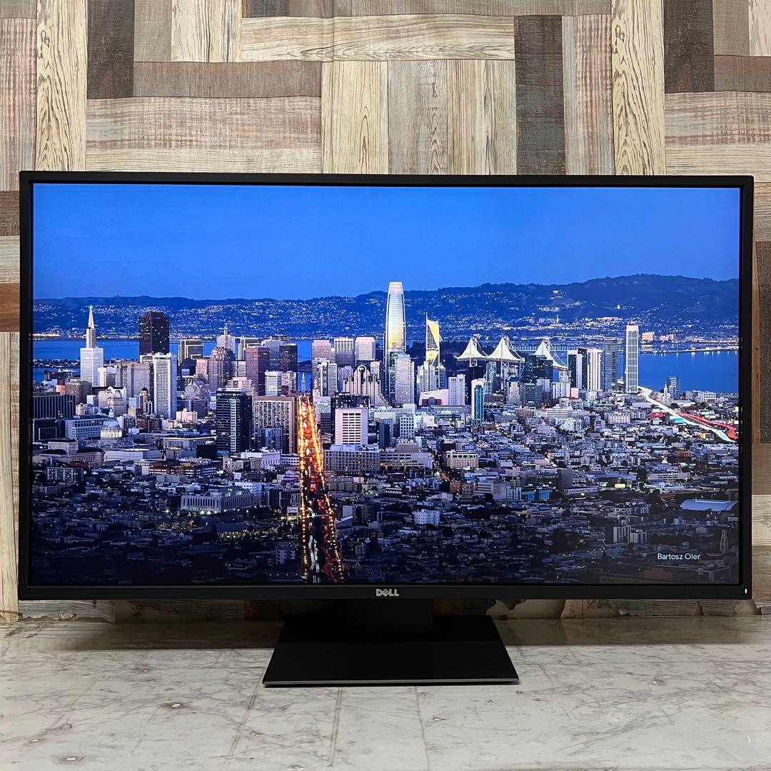 その受渡❣️全国送料込DELL4K43V型4画面同時表示 P4317Qスピーカー