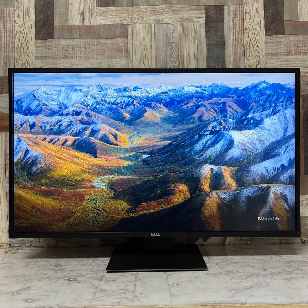 その受渡❣️全国送料込DELL4K43V型4画面同時表示 P4317Qスピーカー