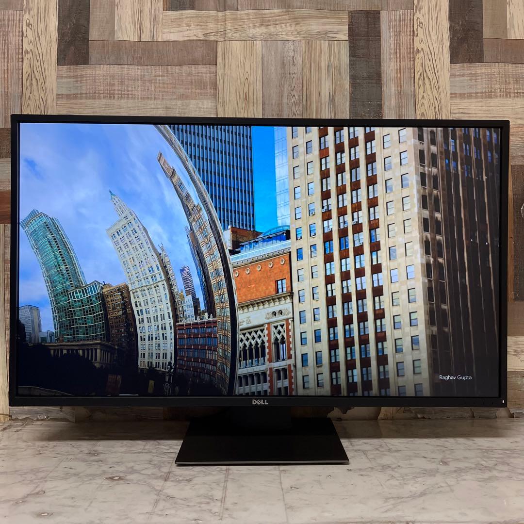 その受渡❣️全国送料込DELL4K43V型4画面同時表示 P4317Qスピーカー
