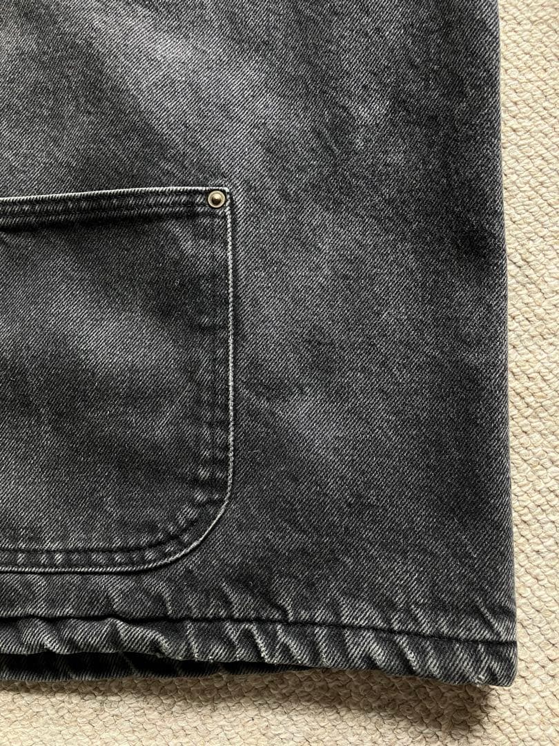 90s USA製 カーハート South Westブラックデニム チョアコート