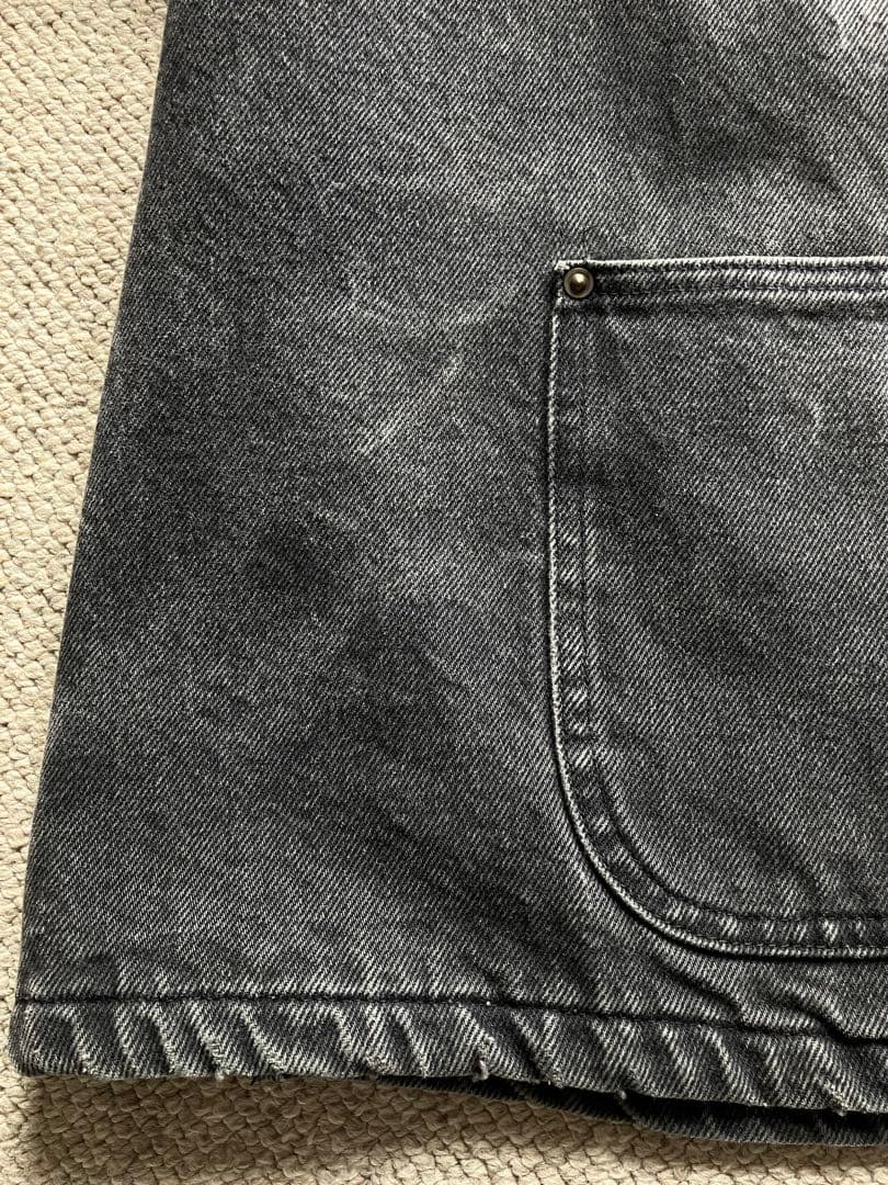 90s USA製 カーハート South Westブラックデニム チョアコート