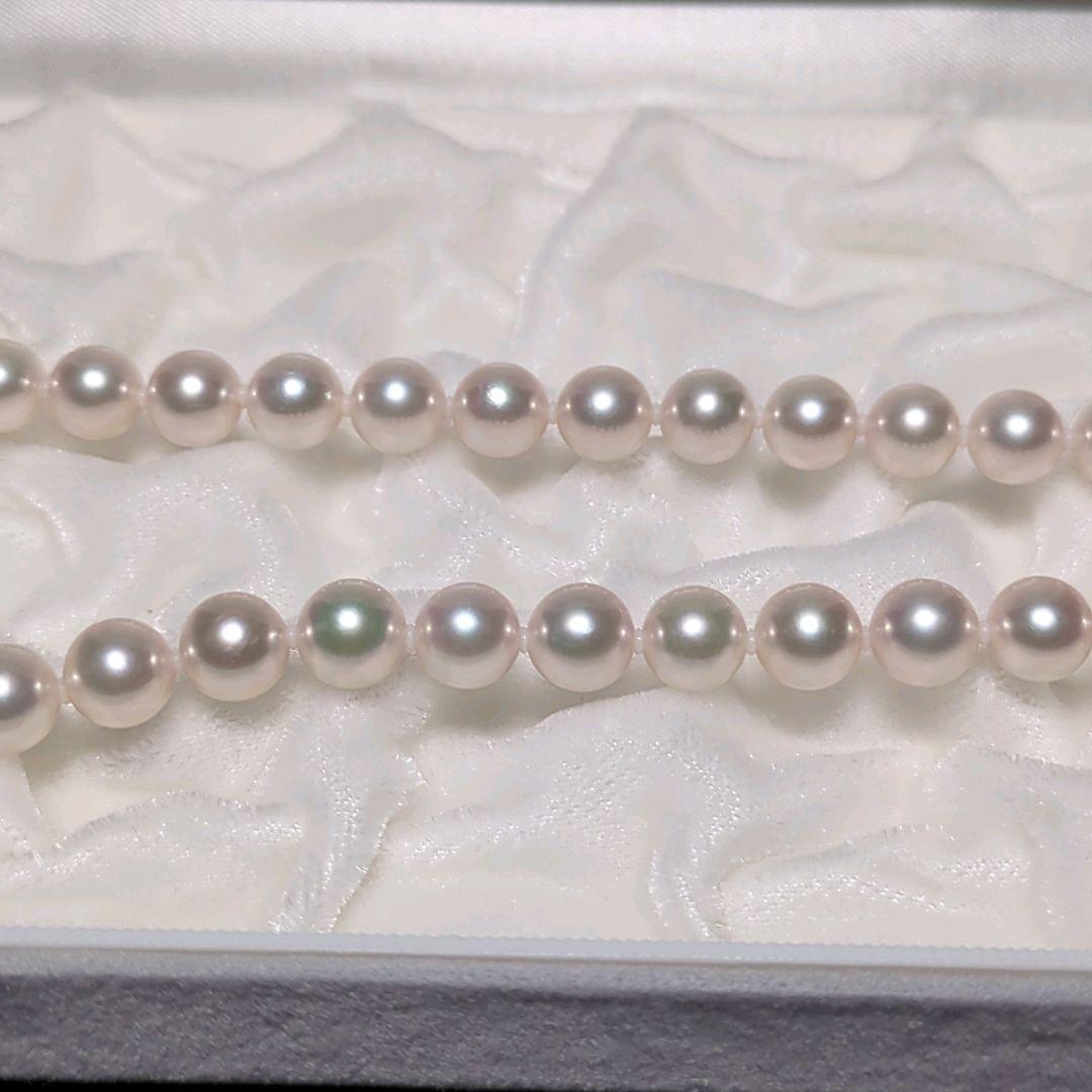 サナ【花珠】あこや真珠 ネックレス 約7.5-8.0mm 453