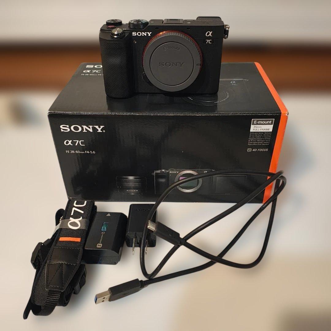 【超美品】【ショット数：5236枚】ソニー SONY α7C ブラック