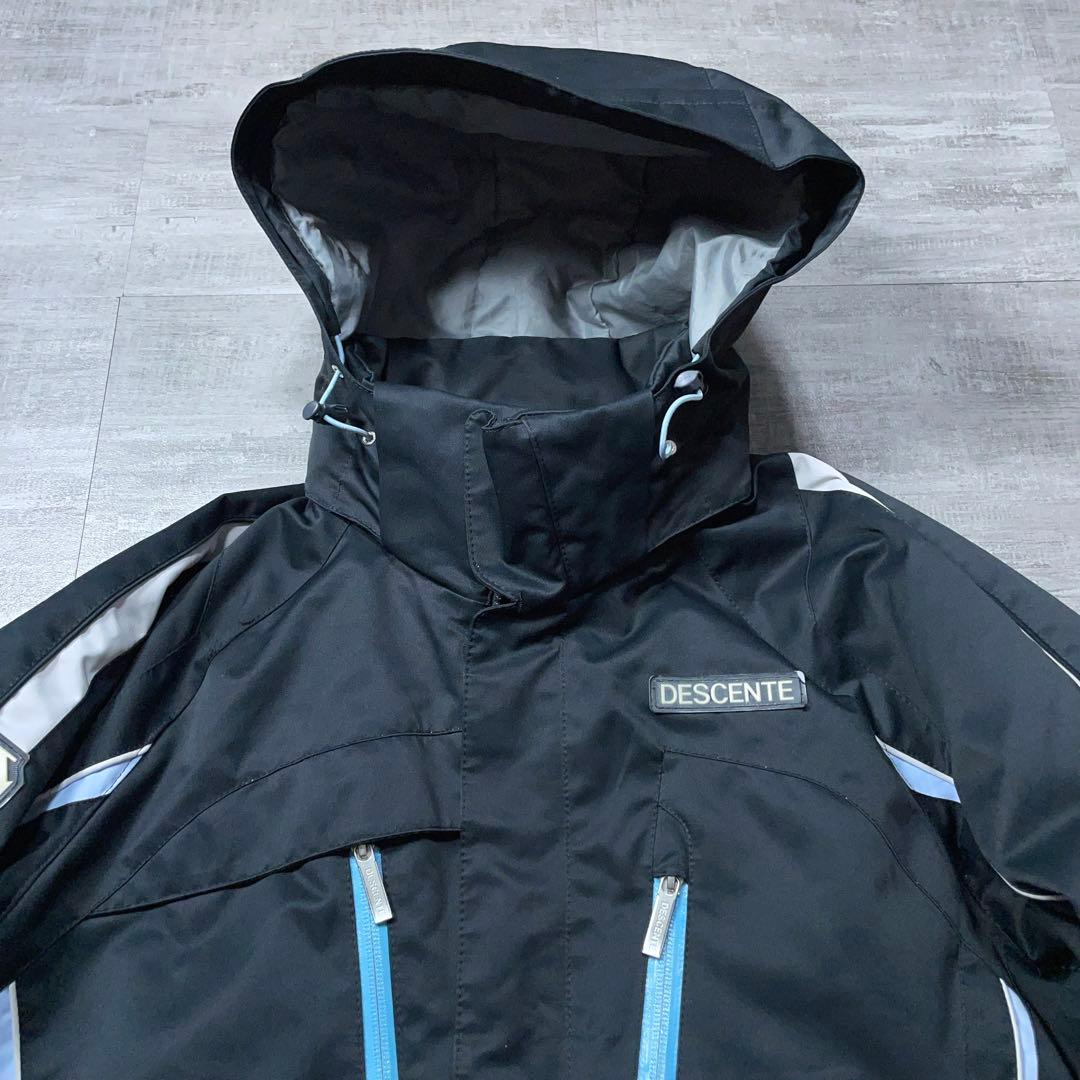 お買い得★ DESCENTE デサント スキーウェア メンズL-O 黒 ブラック