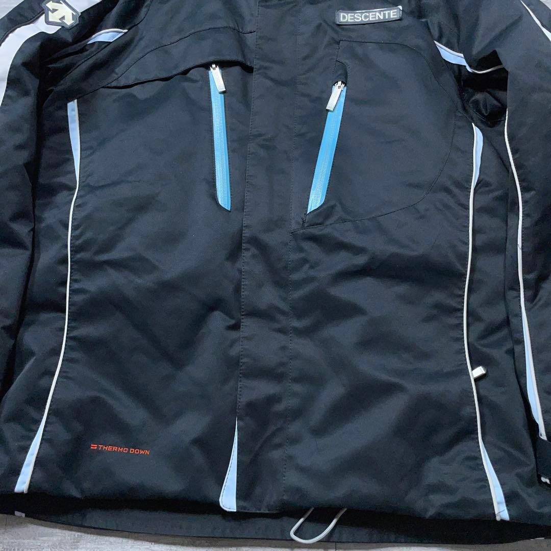 お買い得★ DESCENTE デサント スキーウェア メンズL-O 黒 ブラック