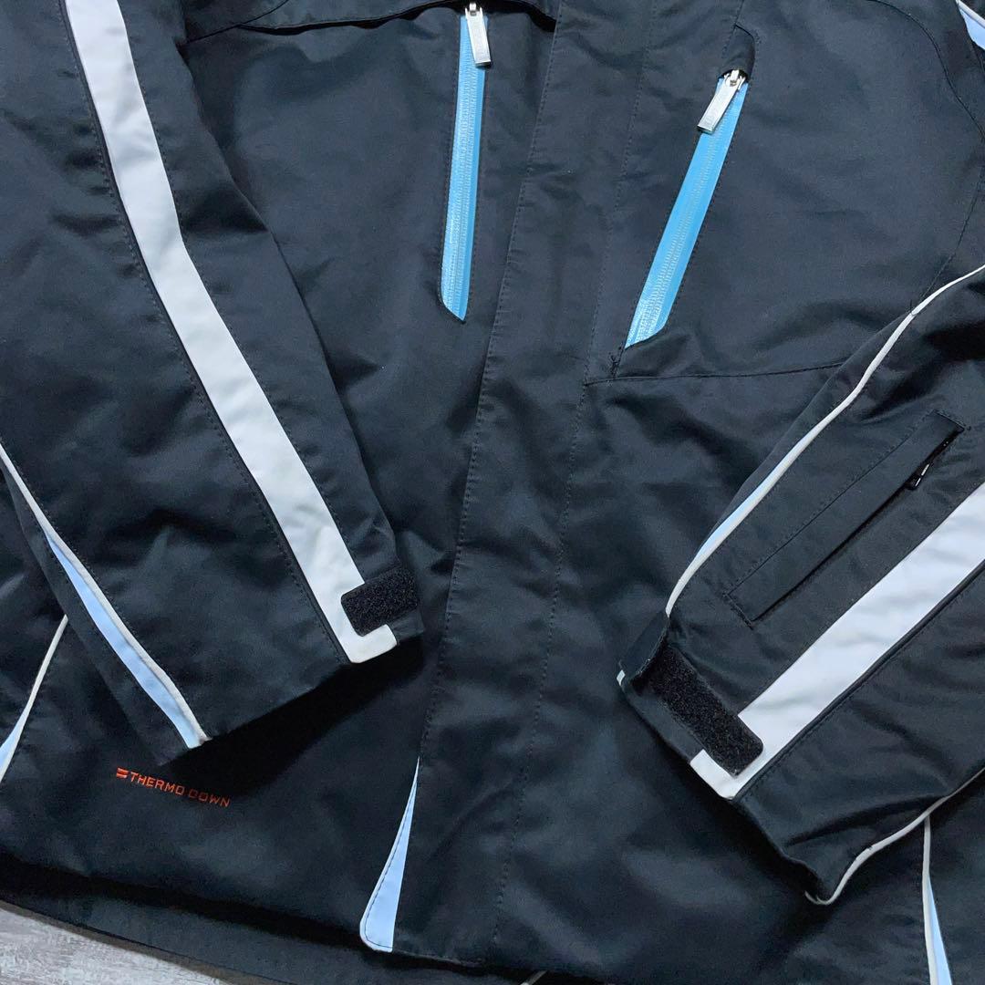 お買い得★ DESCENTE デサント スキーウェア メンズL-O 黒 ブラック