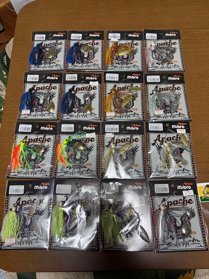 ミブロ　アパッチ　各種17個セット
