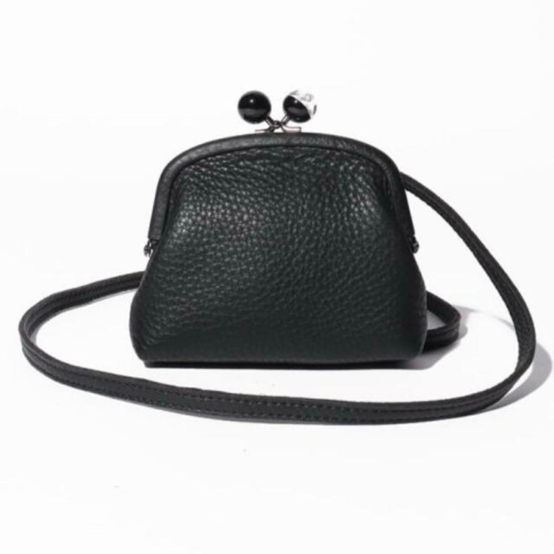 そら様専✨️イアパピヨネ ガマ口ミニポシエット 牛革 ショルダー 小銭入れ 財布