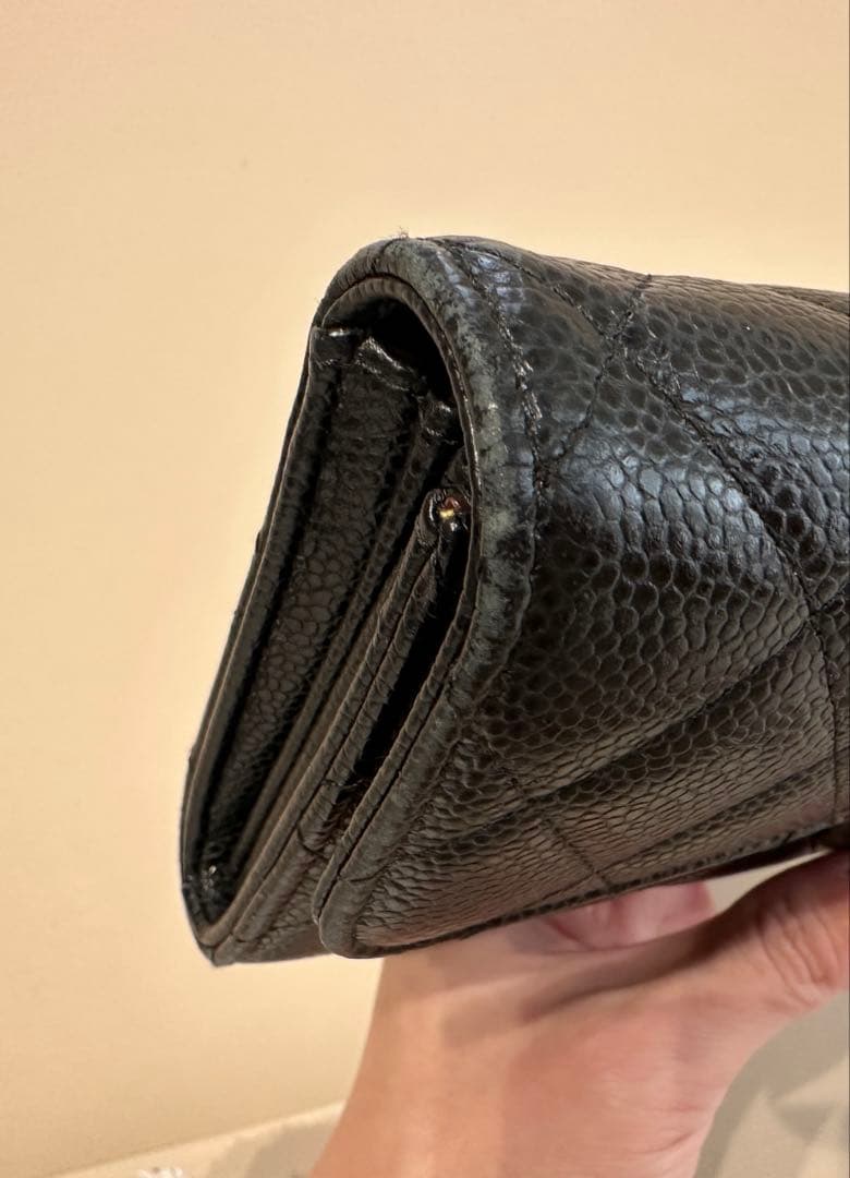 CHANEL マトラッセ ラムスキン 長財布