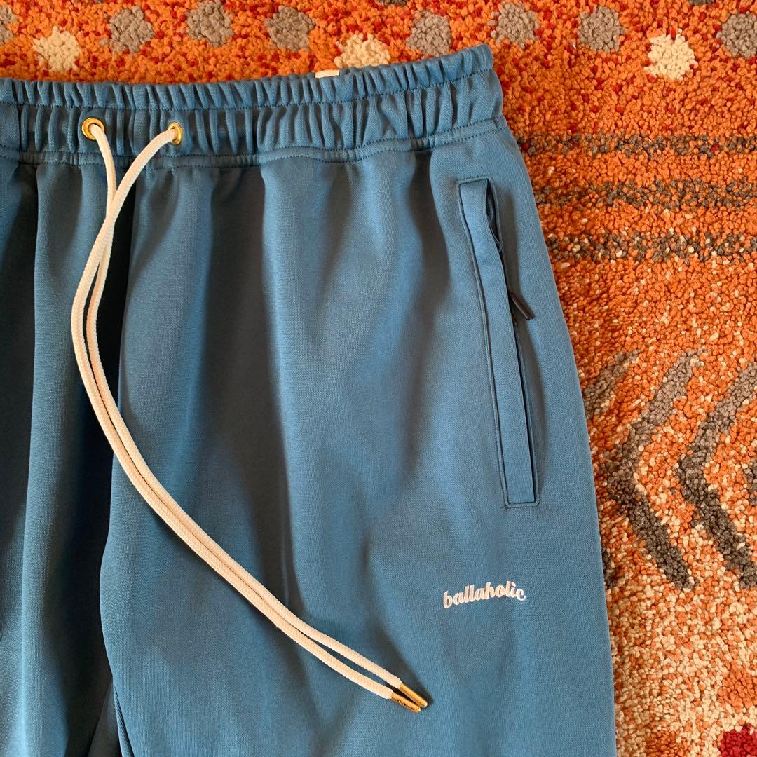 完売品 ボーラホリック ロゴジャージパンツ スレートブルー XLサイズ 美品