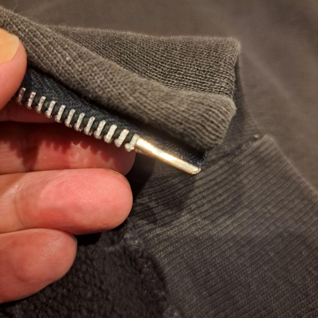 50s 60s 大きめサイズ　フルジップ　雪柄　ヴィンテージスウェット