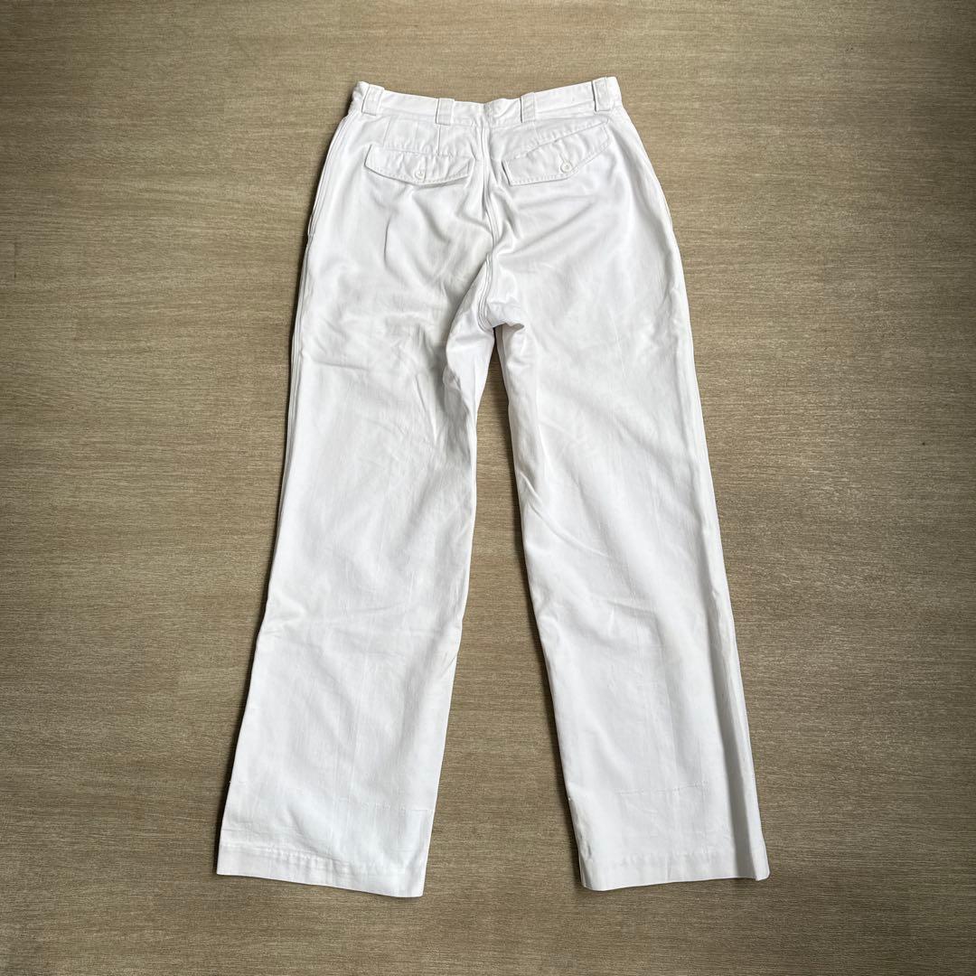 40's〜50's us navy ホワイト　セーラーパンツ　ワーク