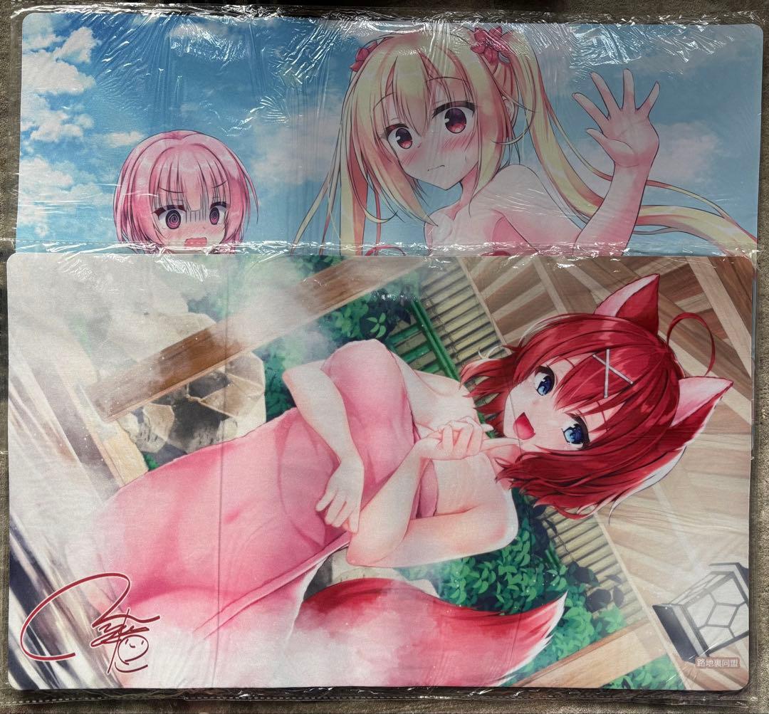 路地裏同盟 ゆずソフト プレイマット 4枚