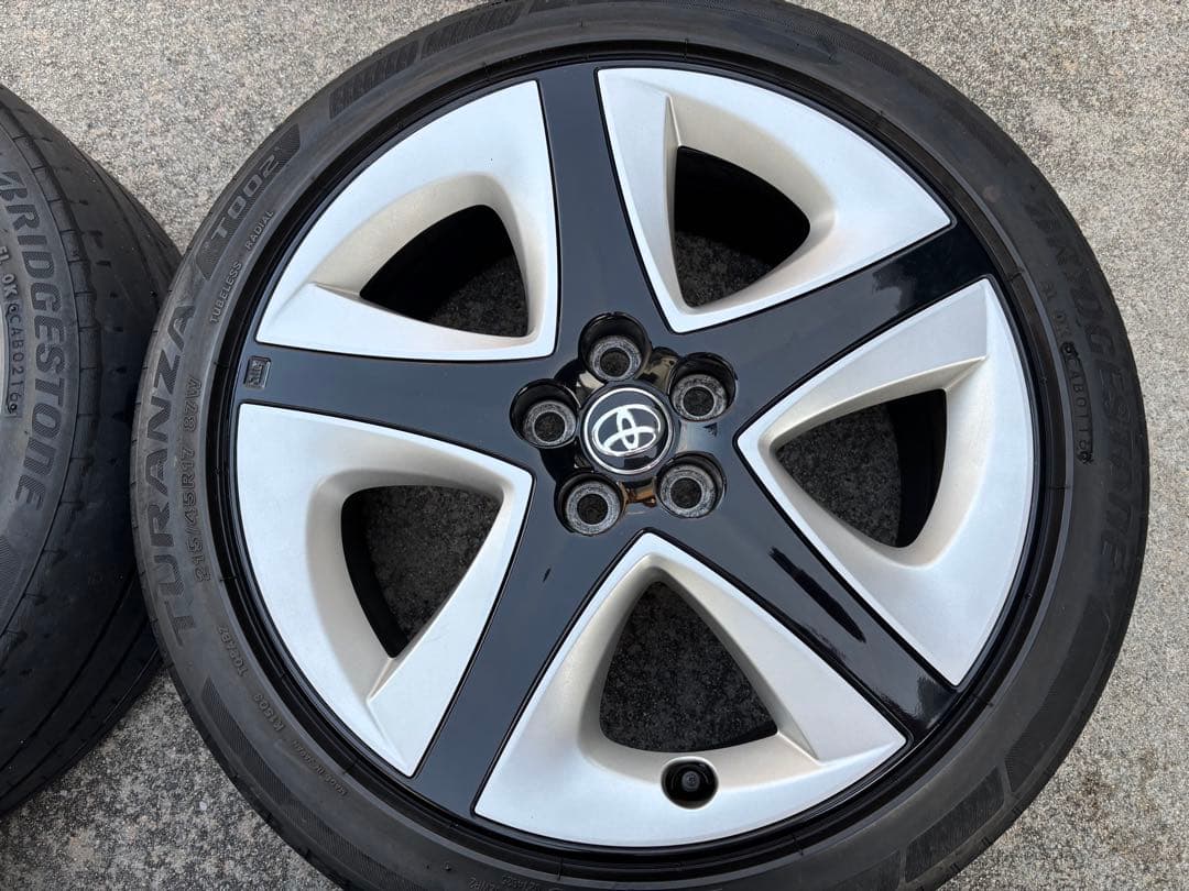 トヨタ 50プリウス純正ツーリング　S17インチ タイヤホイールセット