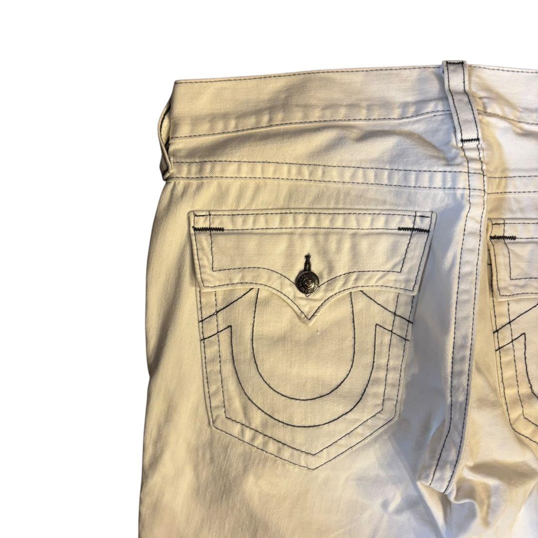 TRUE RELIGEION トゥルーレリジョン フレア BILLY ホワイト