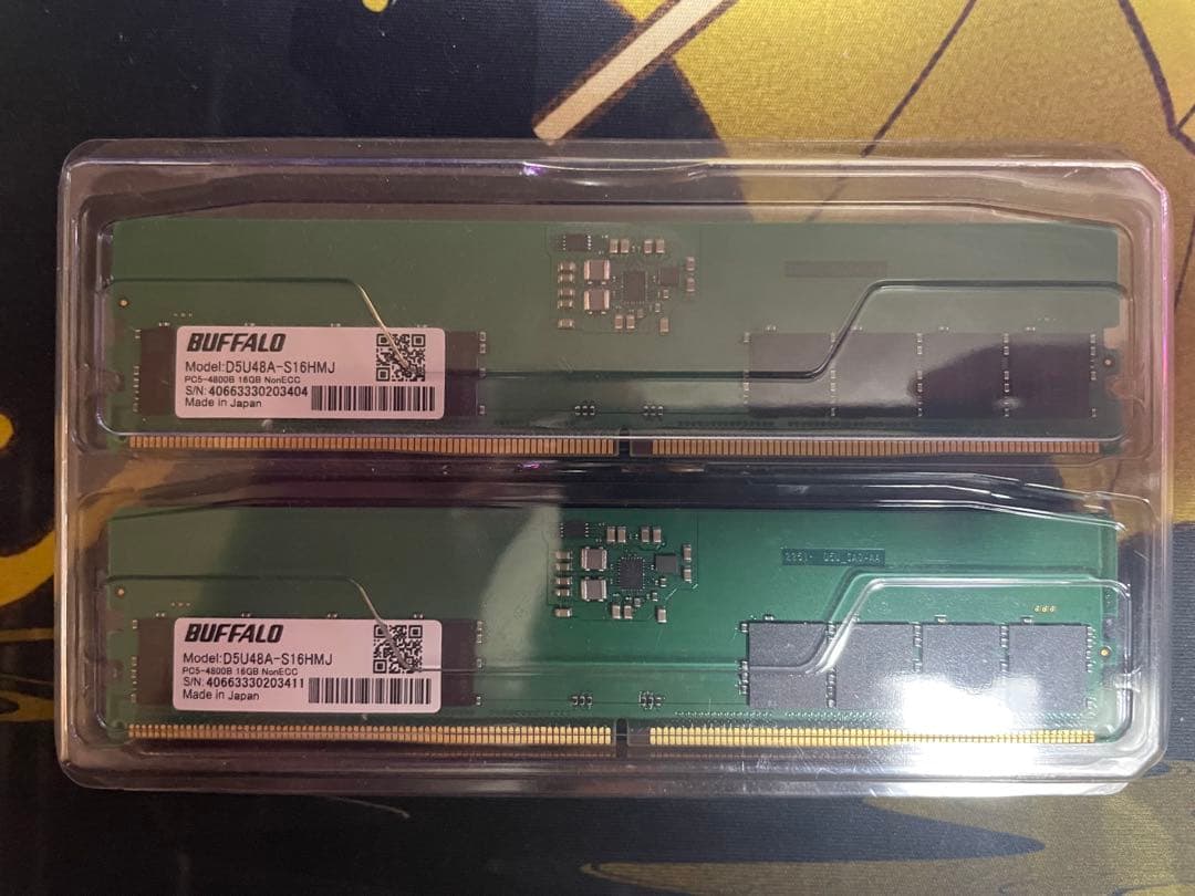 BUFFALO DDR5 16GB メモリ 2枚 32GB