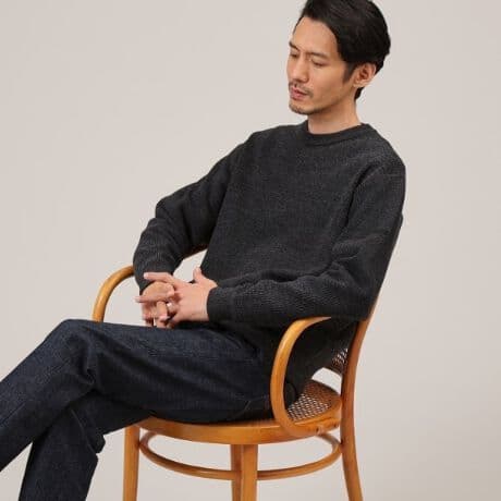 タケオキクチ　ウールブレンド 徳島ニット