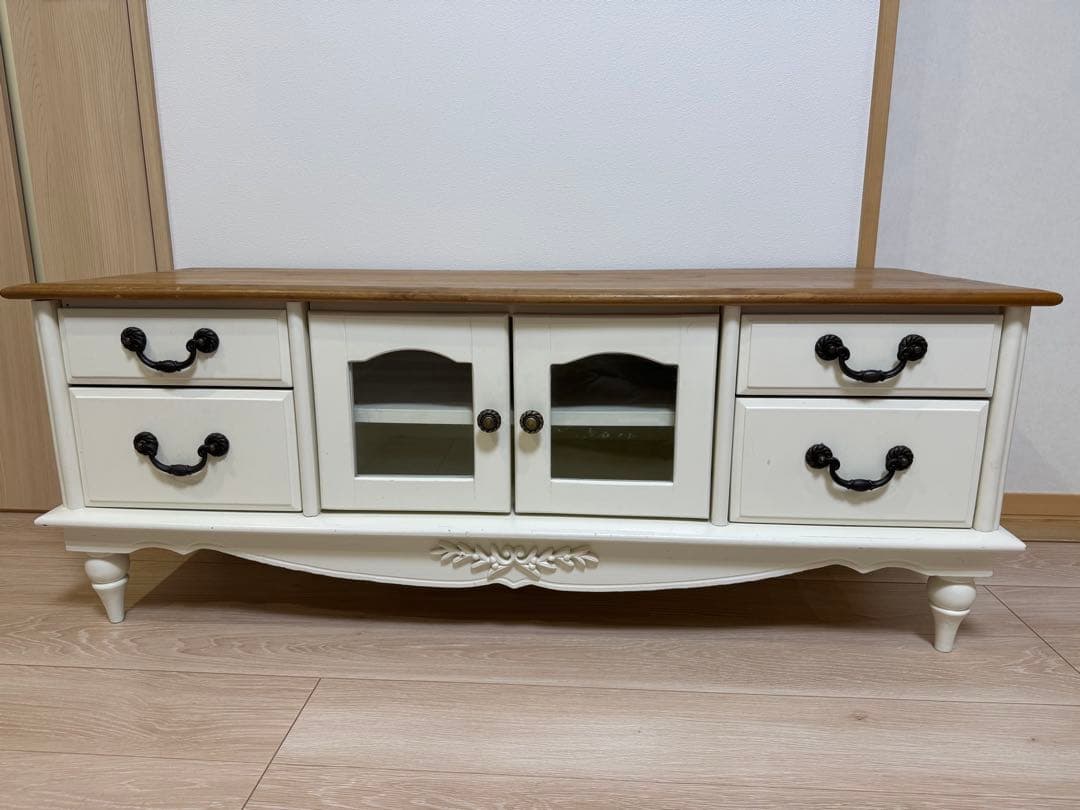 クラシックスタイル テレビ台 ホワイト