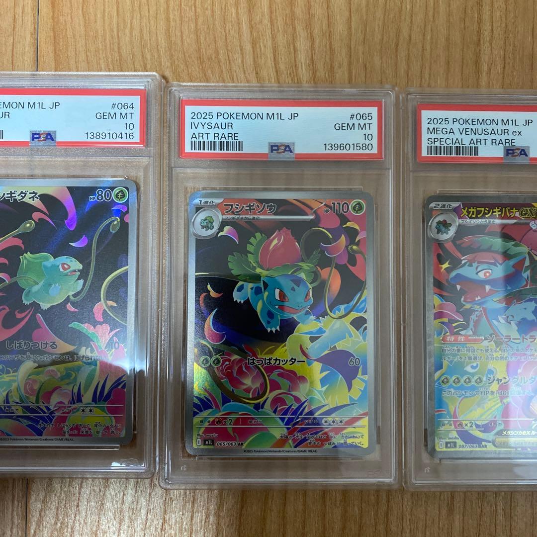 【PSA10 メガフシギバナex_SAR 進化ライン