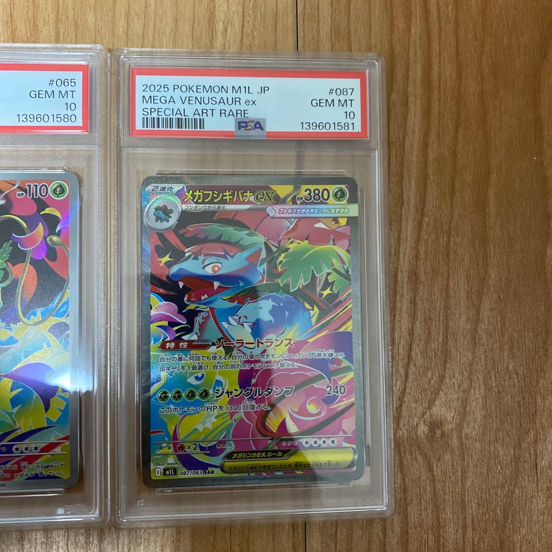 【PSA10 メガフシギバナex_SAR 進化ライン