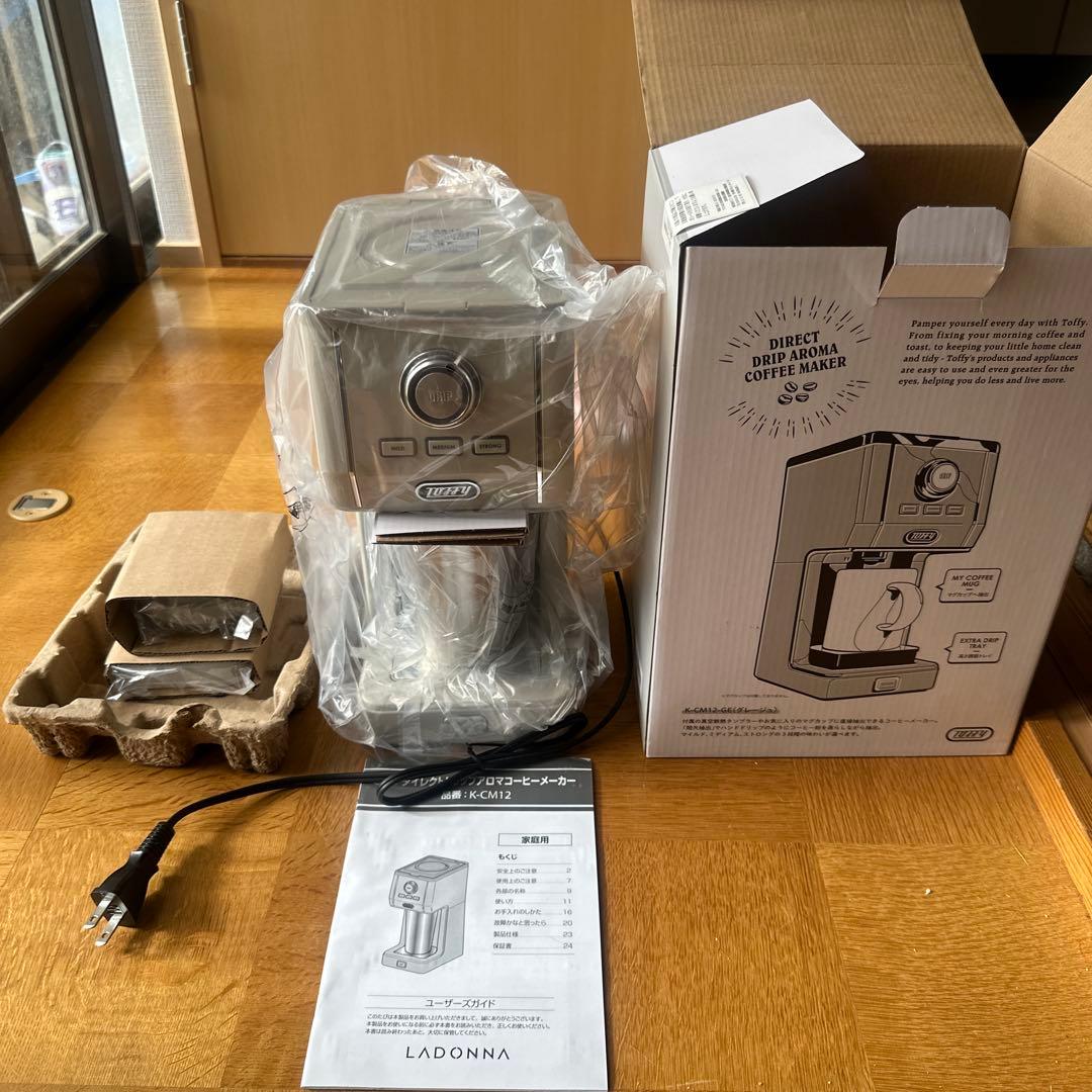 【未使用品】Toffy コーヒーメーカー K-CM12